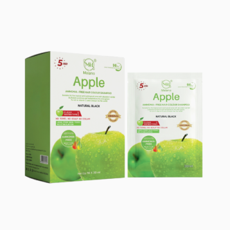 MH Malano | Apple Hair Colour Shampoo | Natural Black | 10x30ml